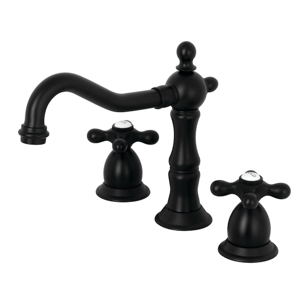 KS1970AX 8" Widespread Bathroom Faucet, Matte Black